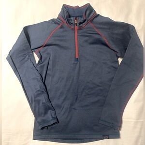 Patagonia Capiline Heavy-Weight Base Layer Zip Neck Blue